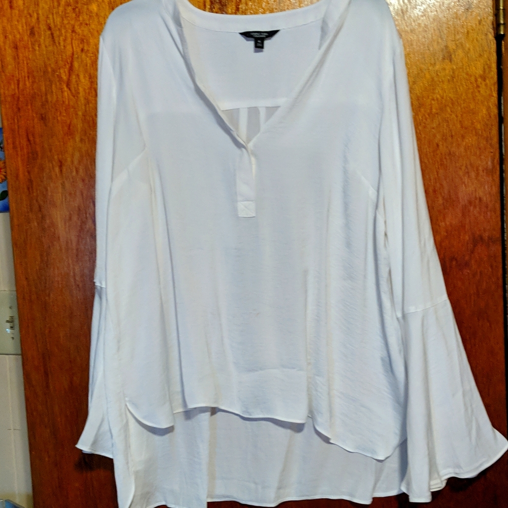 Vera Wang Rayon blouse-white XL